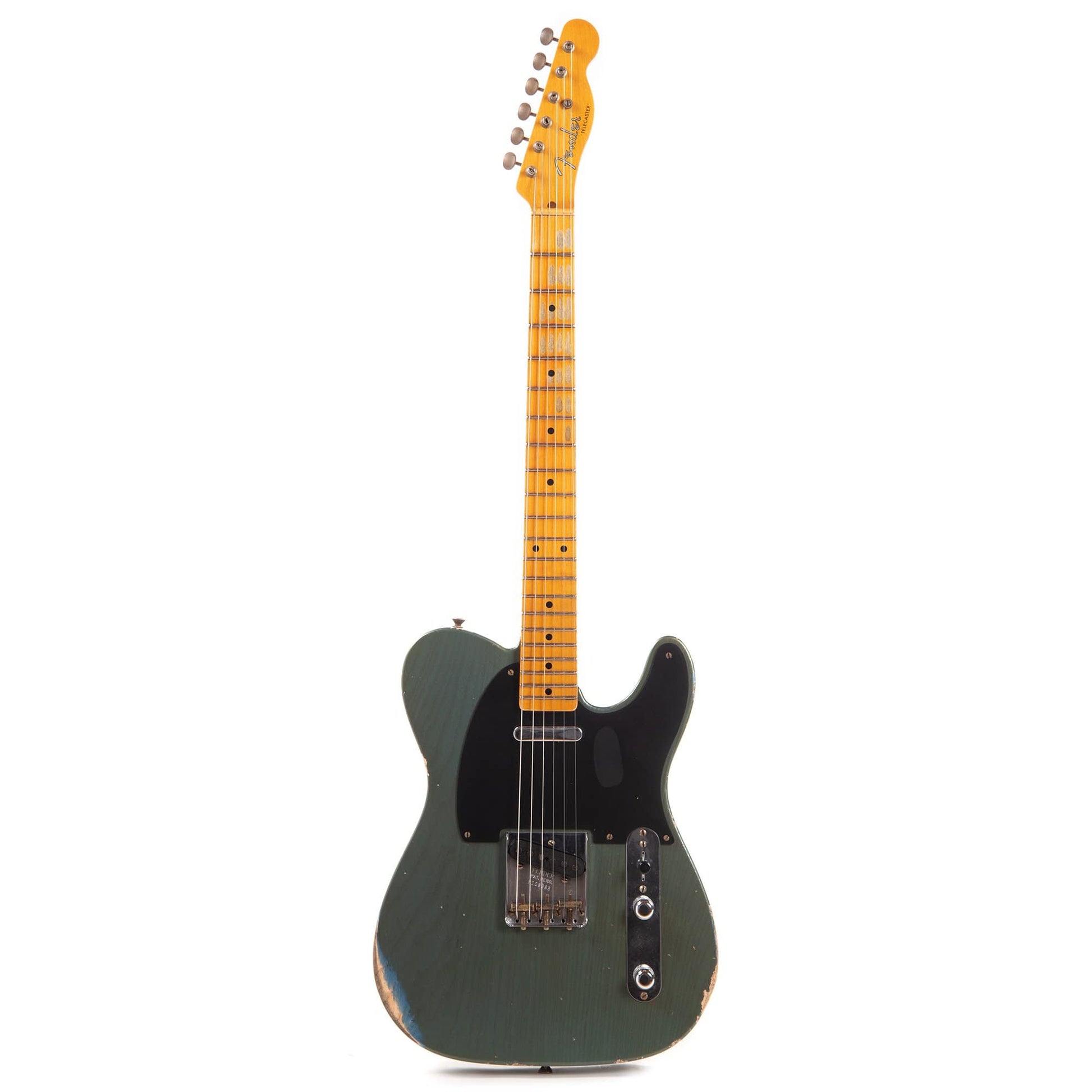 Fender Custom Shop 1952 Telecaster "Chicago Special" Relic Super Aged Trans Lake Placid Blue Electric Guitars / Solid Body