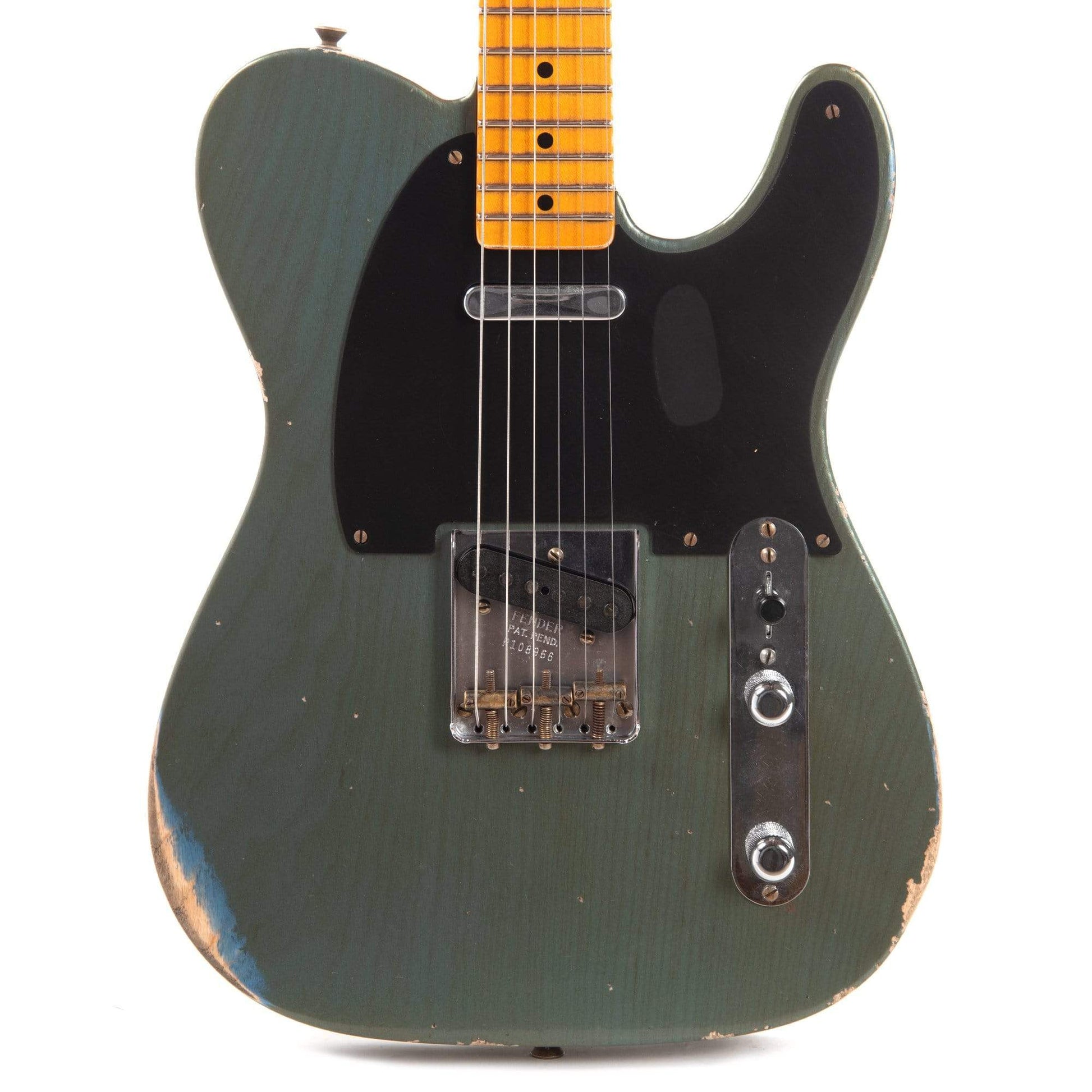 Fender Custom Shop 1952 Telecaster "Chicago Special" Relic Super Aged Trans Lake Placid Blue Electric Guitars / Solid Body