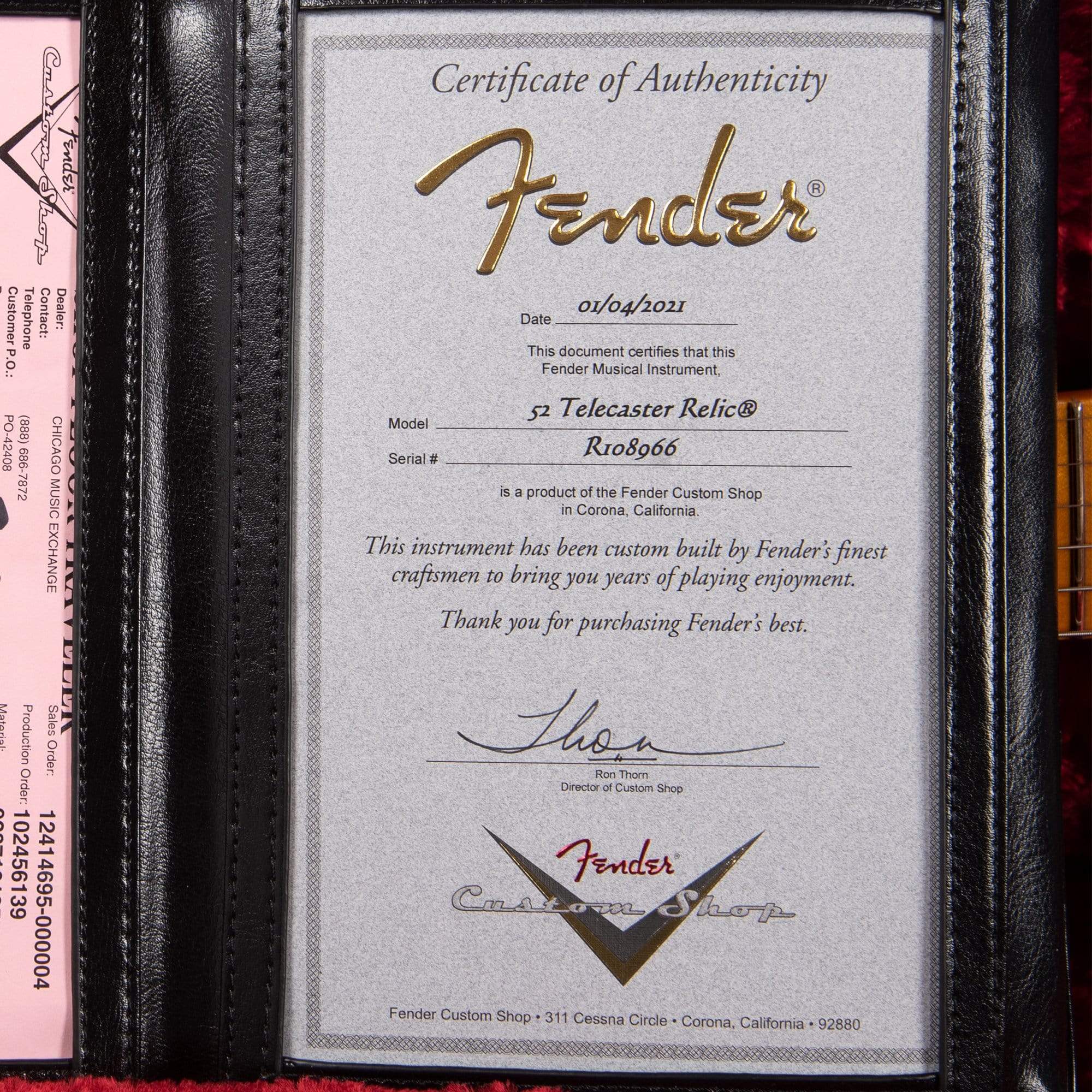 Fender Custom Shop 1952 Telecaster 