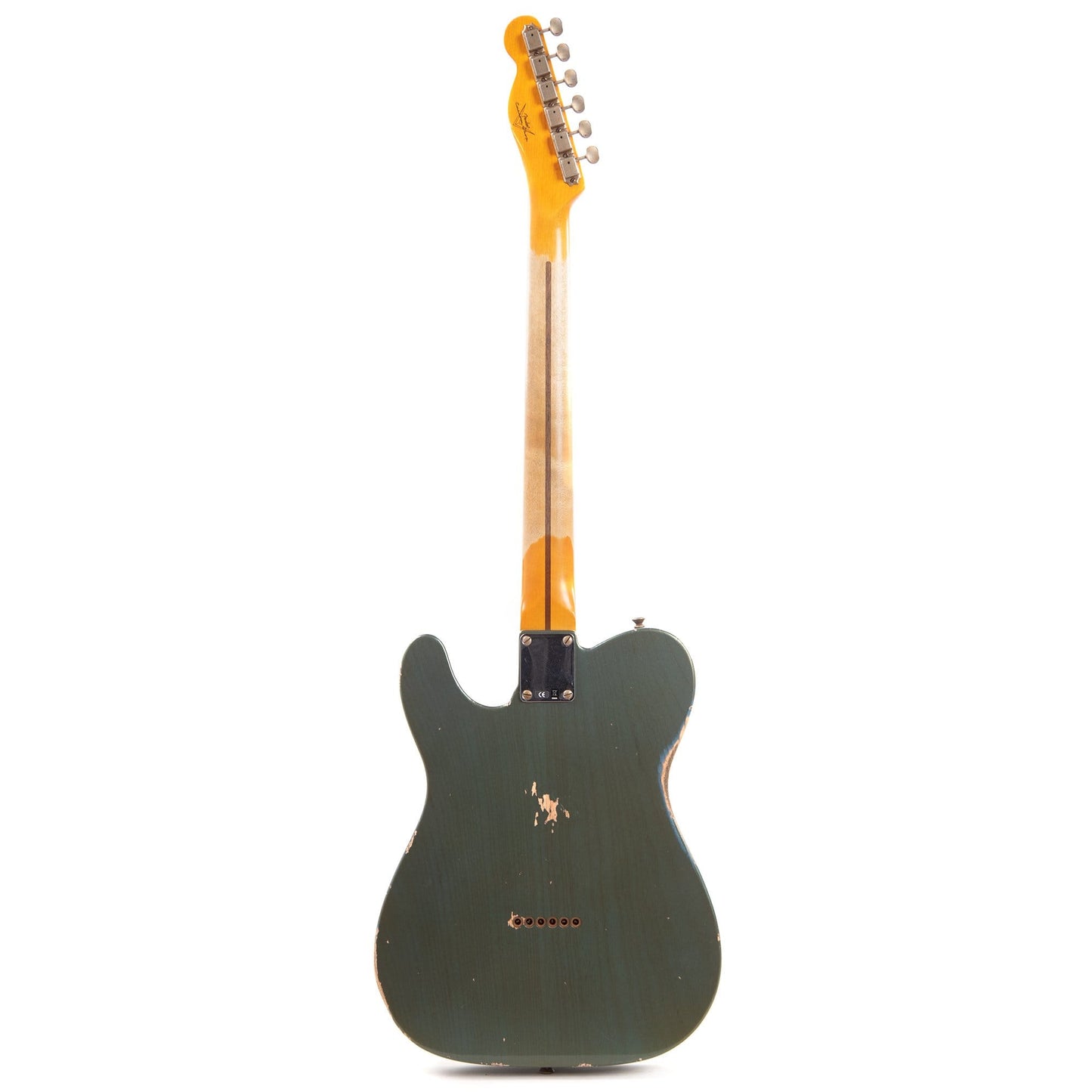 Fender Custom Shop 1952 Telecaster "Chicago Special" Relic Super Aged Trans Lake Placid Blue Electric Guitars / Solid Body