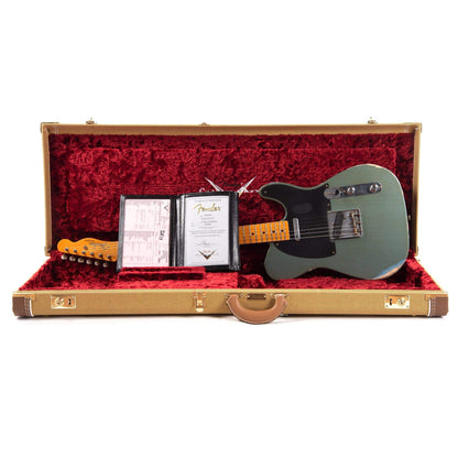 Fender Custom Shop 1952 Telecaster "Chicago Special" Relic Super Aged Trans Lake Placid Blue Electric Guitars / Solid Body