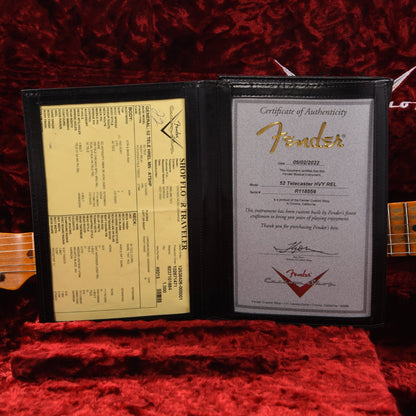 Fender Custom Shop 1952 Telecaster HS "Chicago Special" Heavy Relic Aged Trans Shell Pink w/Duncan Antiquity Humbucker Electric Guitars / Solid Body