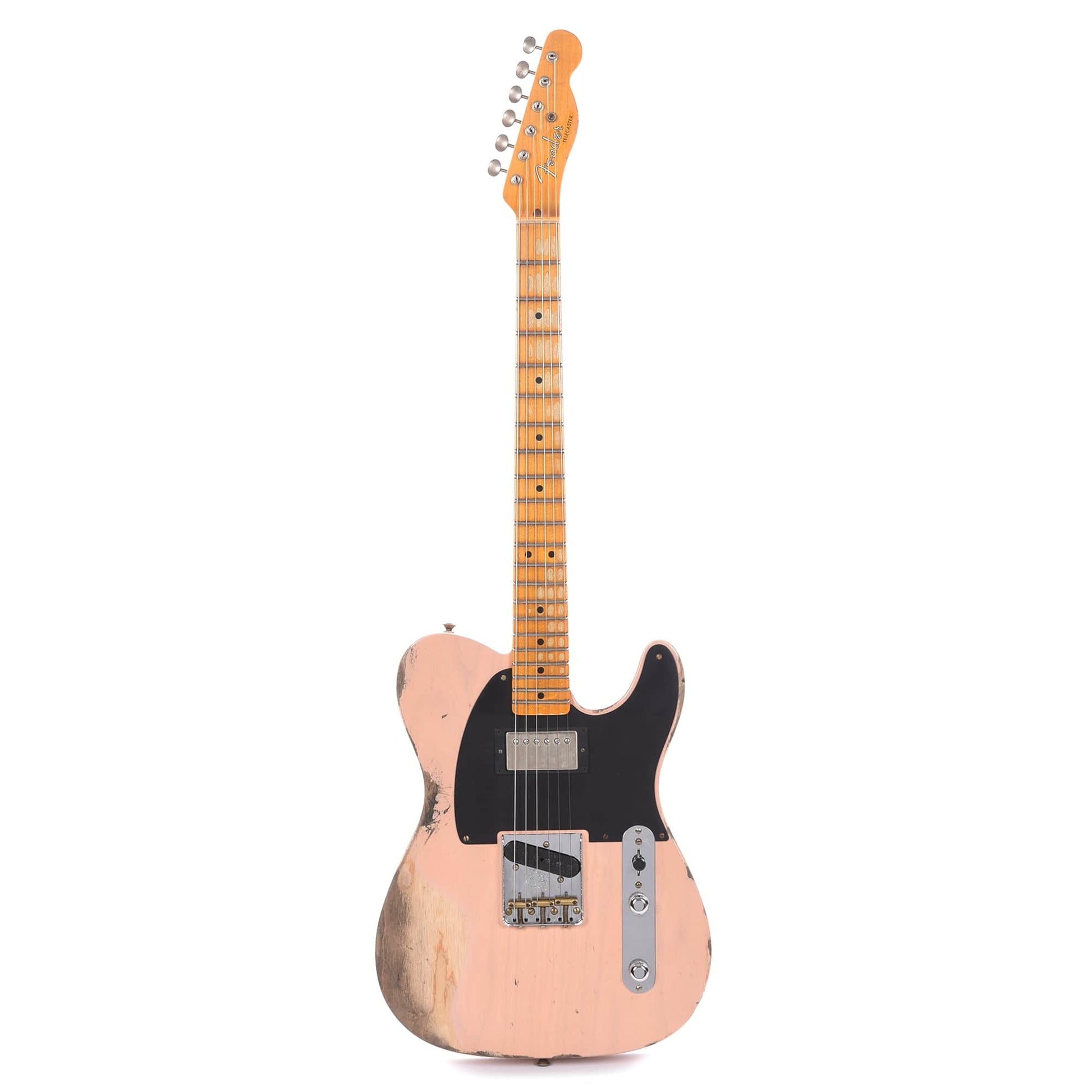 Fender Custom Shop 1952 Telecaster HS "Chicago Special" Heavy Relic Aged Trans Shell Pink w/Duncan Antiquity Humbucker Electric Guitars / Solid Body