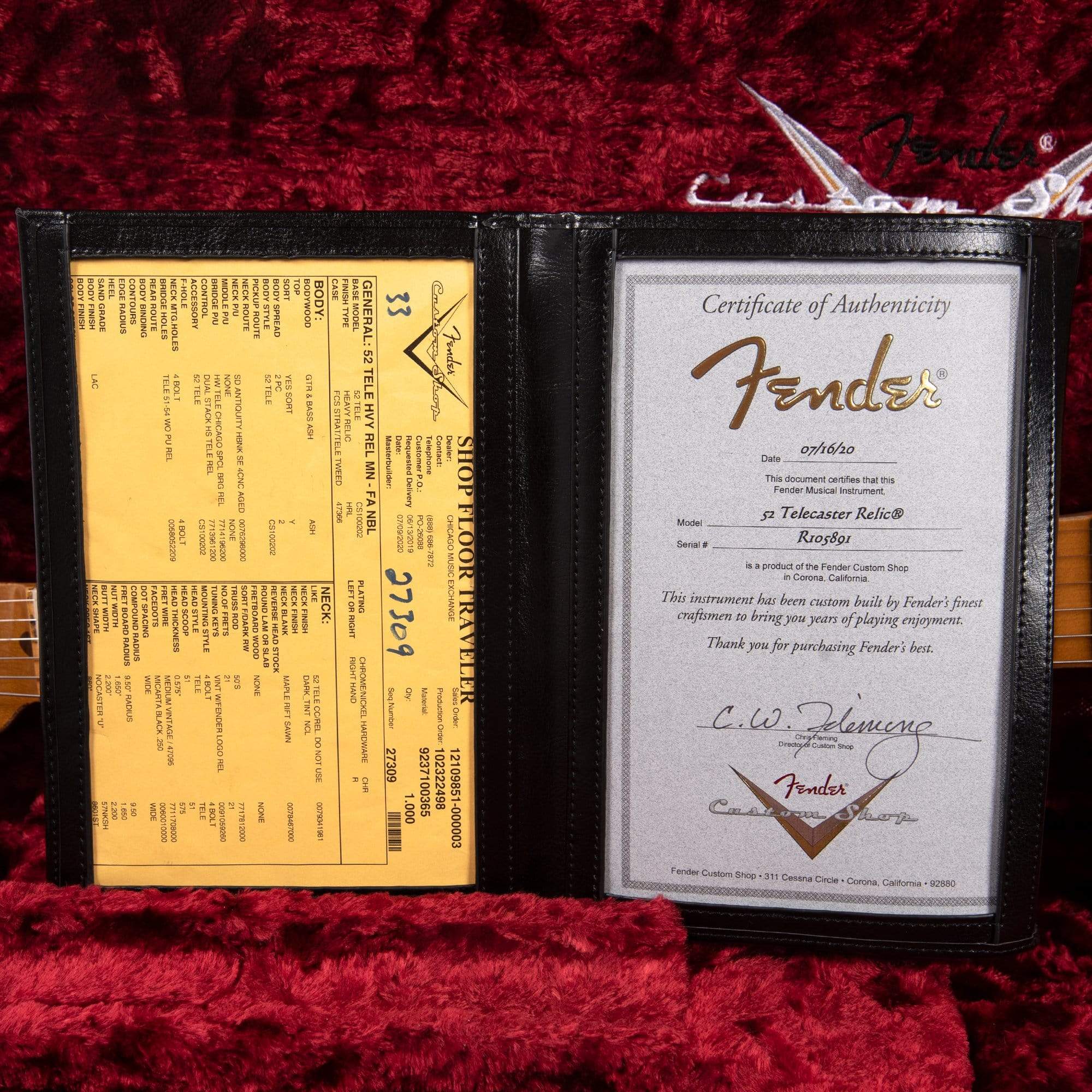 Fender Custom Shop 1952 Telecaster HS 
