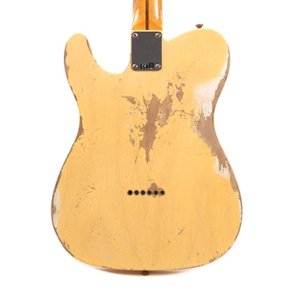 Fender Custom Shop 1952 Telecaster HS "Chicago Special" Heavy Relic Faded/Aged Nocaster Blonde w/Duncan Antiquity Humbucker Electric Guitars / Solid Body