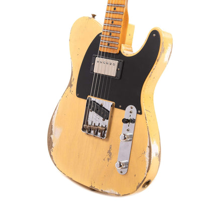 Fender Custom Shop 1952 Telecaster HS "Chicago Special" Heavy Relic Faded/Aged Nocaster Blonde w/Duncan Antiquity Humbucker Electric Guitars / Solid Body