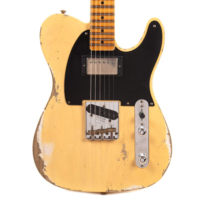 Fender Custom Shop 1952 Telecaster HS "Chicago Special" Heavy Relic Faded/Aged Nocaster Blonde w/Duncan Antiquity Humbucker Electric Guitars / Solid Body