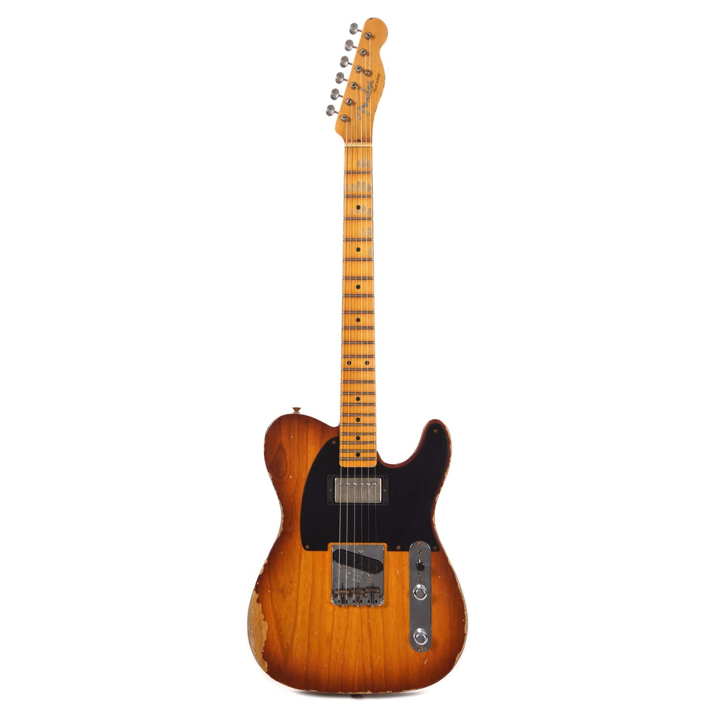 Fender Custom Shop 1952 Telecaster HS "Chicago Special" Heavy Relic Faded/Aged Tobacco Sunburst w/Duncan Antiquity Electric Guitars / Solid Body
