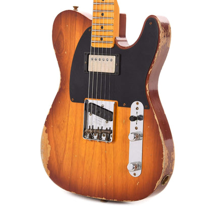 Fender Custom Shop 1952 Telecaster HS "Chicago Special" Heavy Relic Faded/Aged Tobacco Sunburst w/Duncan Antiquity Electric Guitars / Solid Body