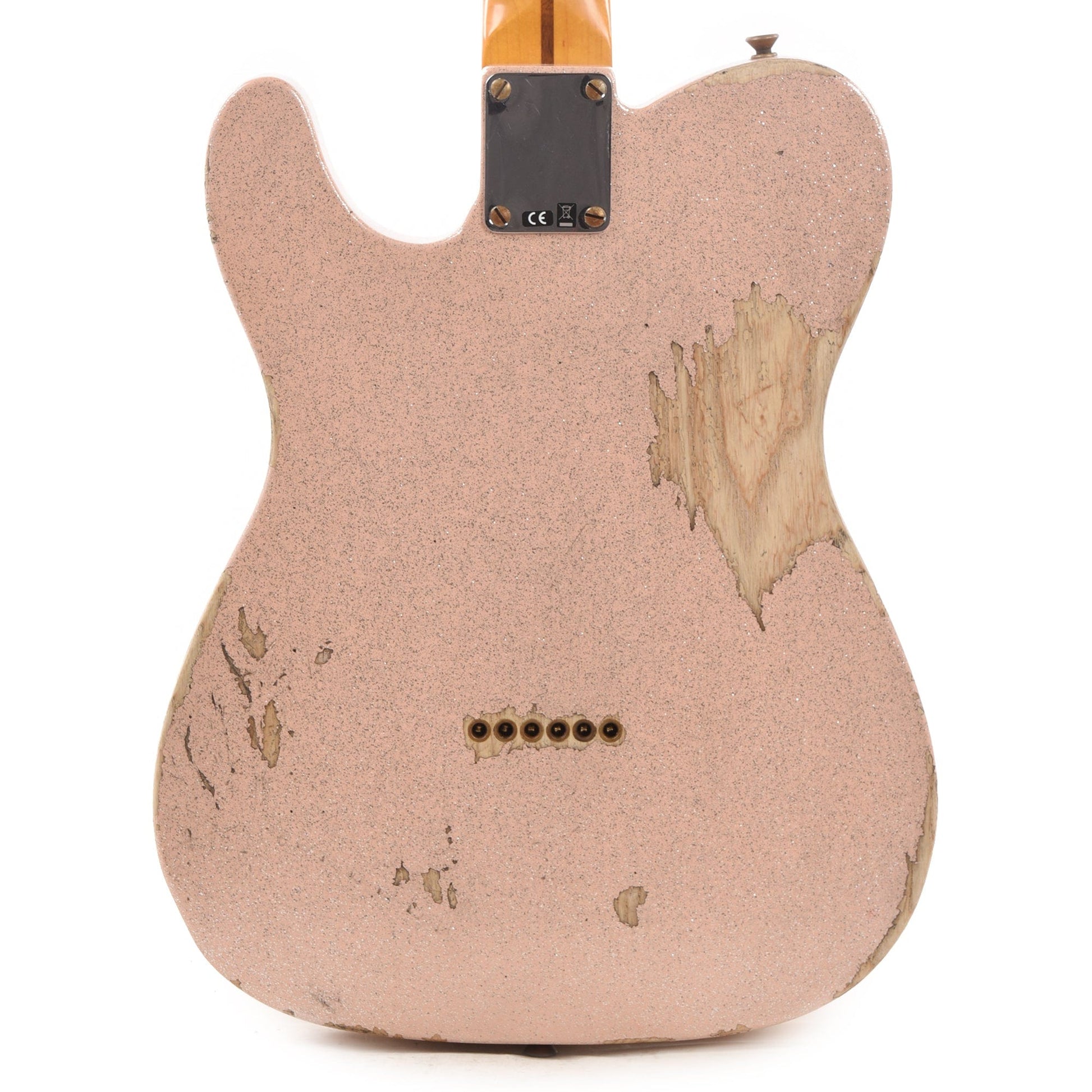 Fender Custom Shop 1952 Telecaster HS "Chicago Special" Heavy Relic Super Aged Shell Pink Sparkle Electric Guitars / Solid Body