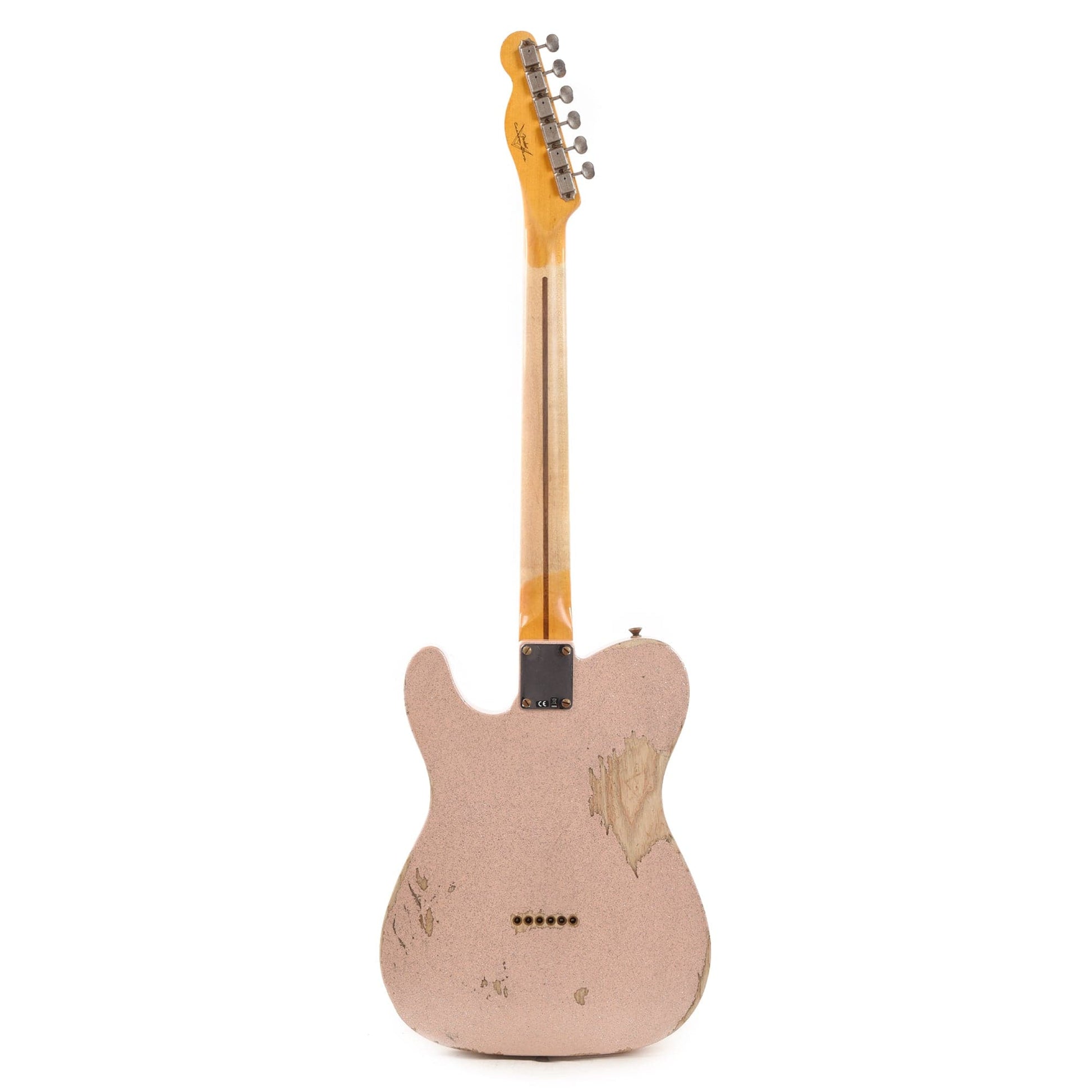 Fender Custom Shop 1952 Telecaster HS "Chicago Special" Heavy Relic Super Aged Shell Pink Sparkle Electric Guitars / Solid Body