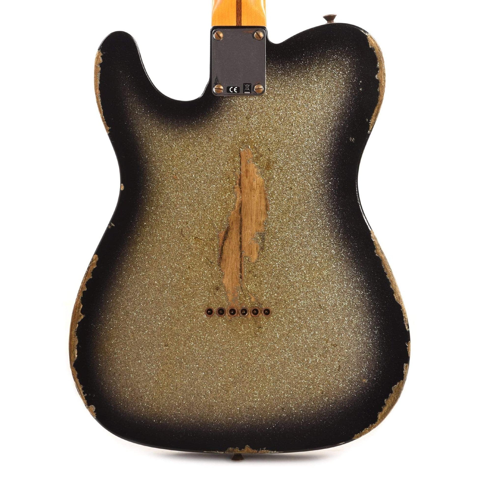 Fender Custom Shop 1952 Telecaster HS "Chicago Special" Heavy Relic Super Aged Silver Burst Sparkle Electric Guitars / Solid Body