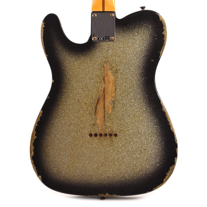 Fender Custom Shop 1952 Telecaster HS "Chicago Special" Heavy Relic Super Aged Silver Burst Sparkle Electric Guitars / Solid Body