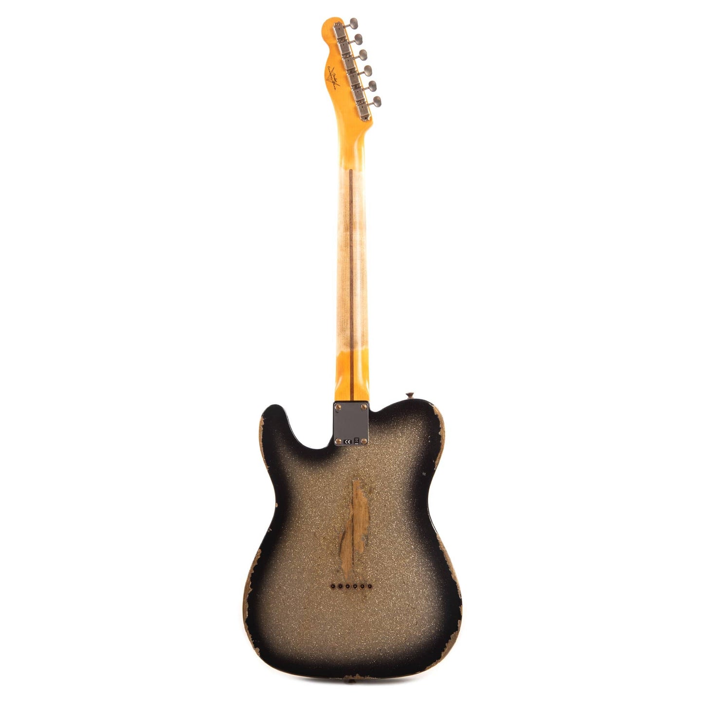 Fender Custom Shop 1952 Telecaster HS "Chicago Special" Heavy Relic Super Aged Silver Burst Sparkle Electric Guitars / Solid Body