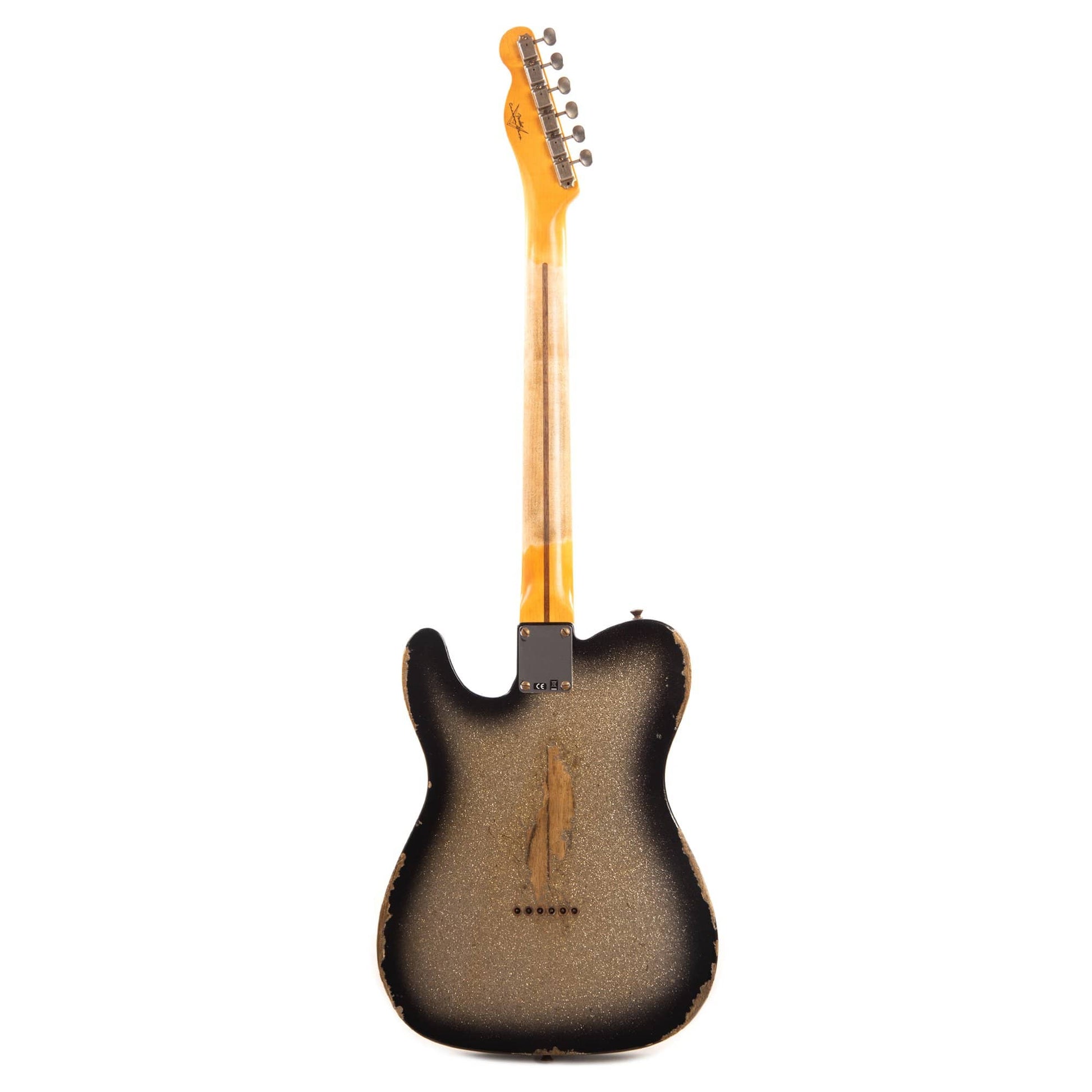 Fender Custom Shop 1952 Telecaster HS "Chicago Special" Heavy Relic Super Aged Silver Burst Sparkle Electric Guitars / Solid Body