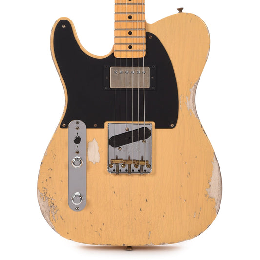 Fender Custom Shop 1952 Telecaster HS "Chicago Special" LEFTY Relic Faded/Aged Nocaster Blonde w/Duncan Antiquity Electric Guitars / Solid Body