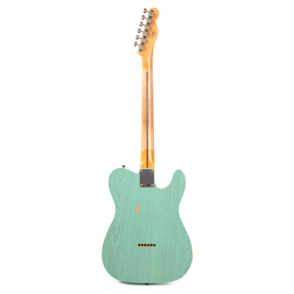 Fender Custom Shop 1952 Telecaster HS "Chicago Special" LEFTY Relic Faded/Aged Trans Sea Foam Green w/Duncan Antiquity Humbucker Electric Guitars / Solid Body