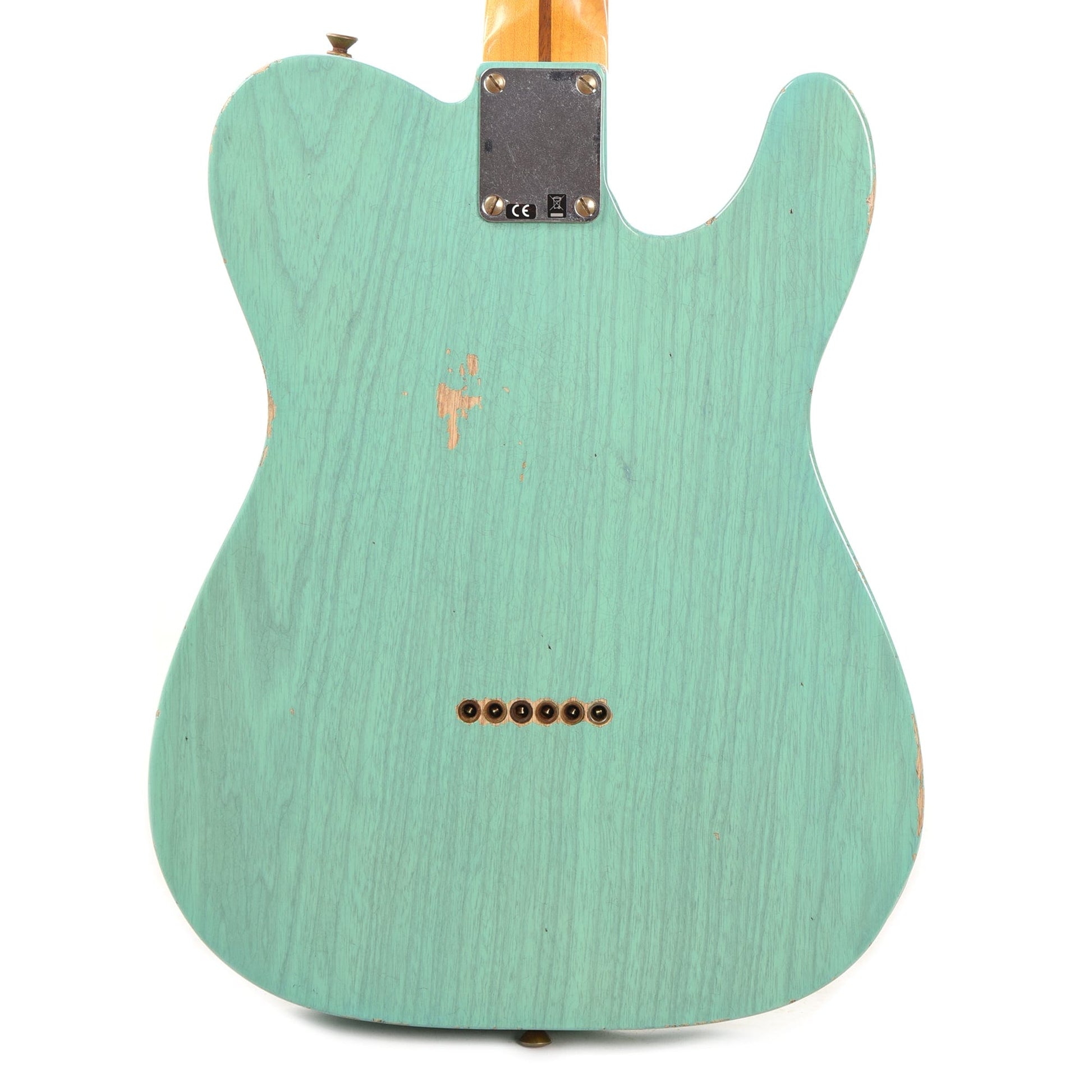 Fender Custom Shop 1952 Telecaster HS "Chicago Special" LEFTY Relic Faded/Aged Trans Sea Foam Green w/Duncan Antiquity Humbucker Electric Guitars / Solid Body