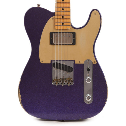 Fender Custom Shop 1952 Telecaster HS "Chicago Special" Relic Aged Midnight Purple Sparkle w/Duncan Antiquity & Gold Anodized Pickguard Electric Guitars / Solid Body