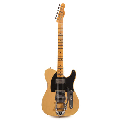 Fender Custom Shop 1952 Telecaster HS "Chicago Special" Relic Dirty Nocaster Blonde w/Bigsby B5 & Duncan Antiquity Humbucker Electric Guitars / Solid Body