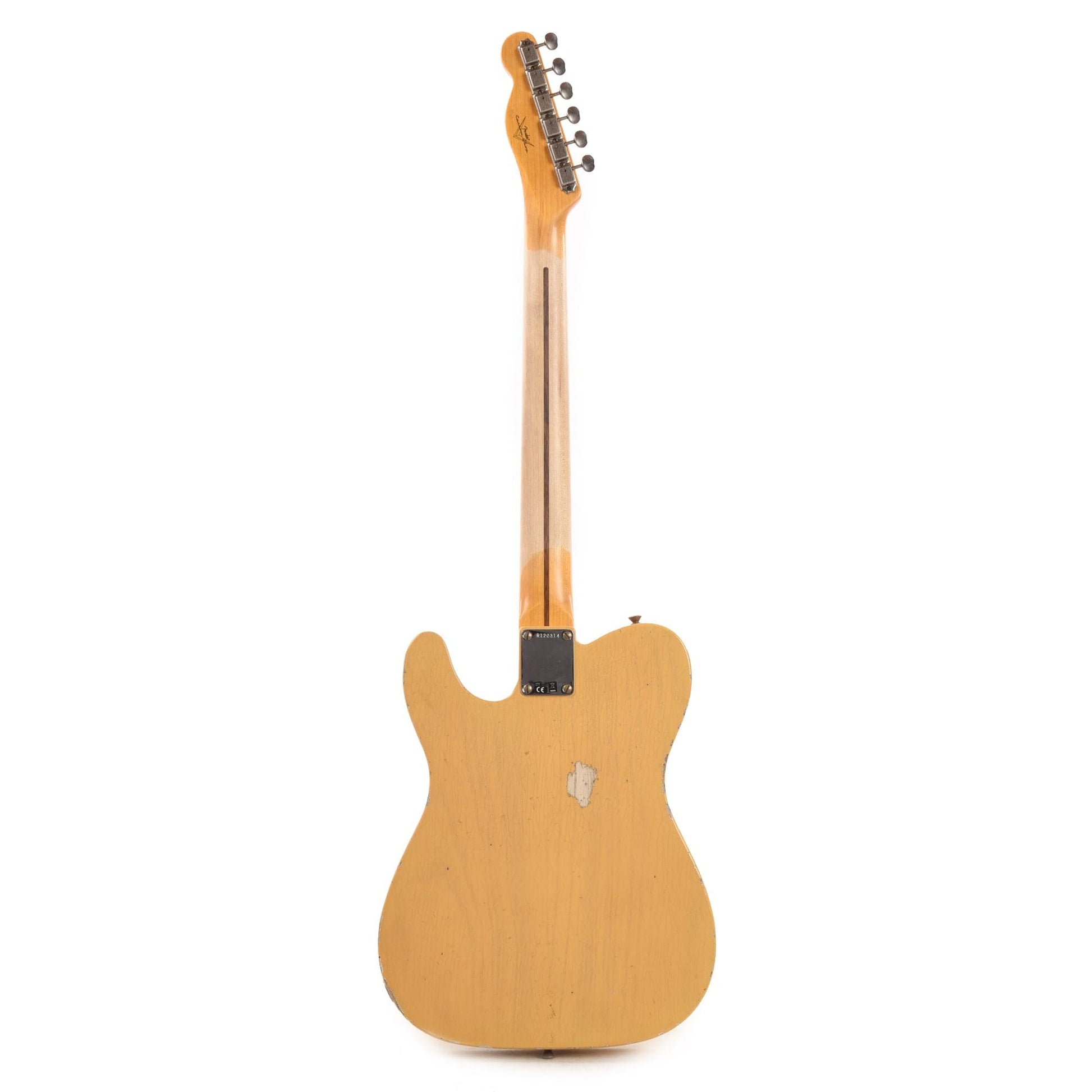 Fender Custom Shop 1952 Telecaster HS "Chicago Special" Relic Dirty Nocaster Blonde w/Bigsby B5 & Duncan Antiquity Humbucker Electric Guitars / Solid Body