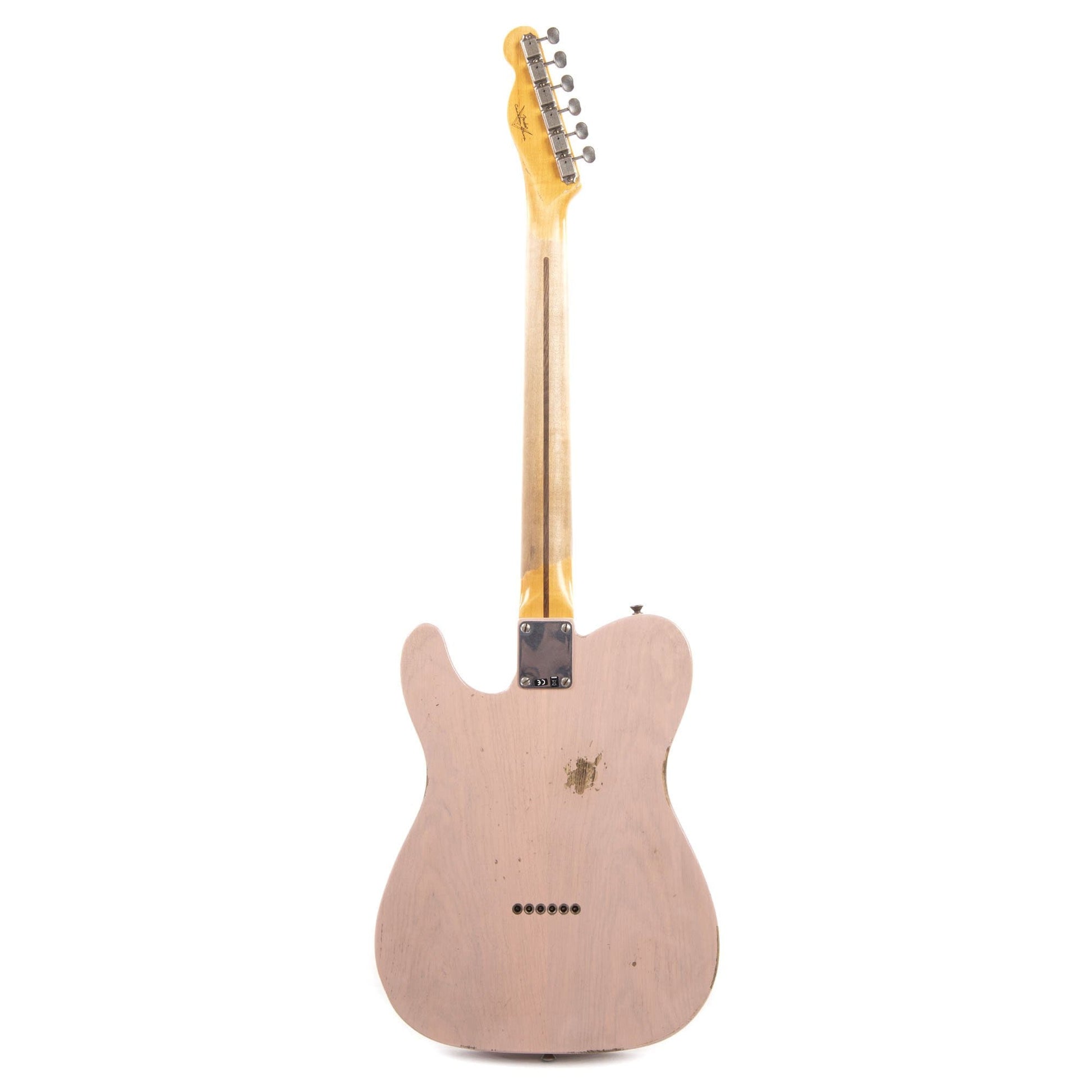 Fender Custom Shop 1952 Telecaster HS "Chicago Special" Relic Dirty Trans Shell Pink w/Duncan Antiquity Humbucker Electric Guitars / Solid Body