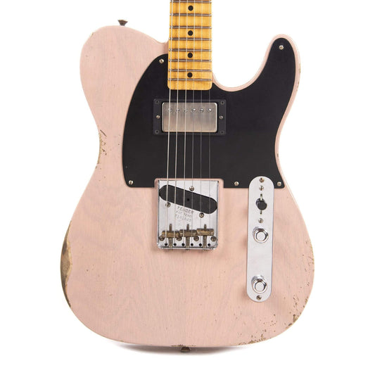 Fender Custom Shop 1952 Telecaster HS "Chicago Special" Relic Dirty Trans Shell Pink w/Duncan Antiquity Humbucker Electric Guitars / Solid Body