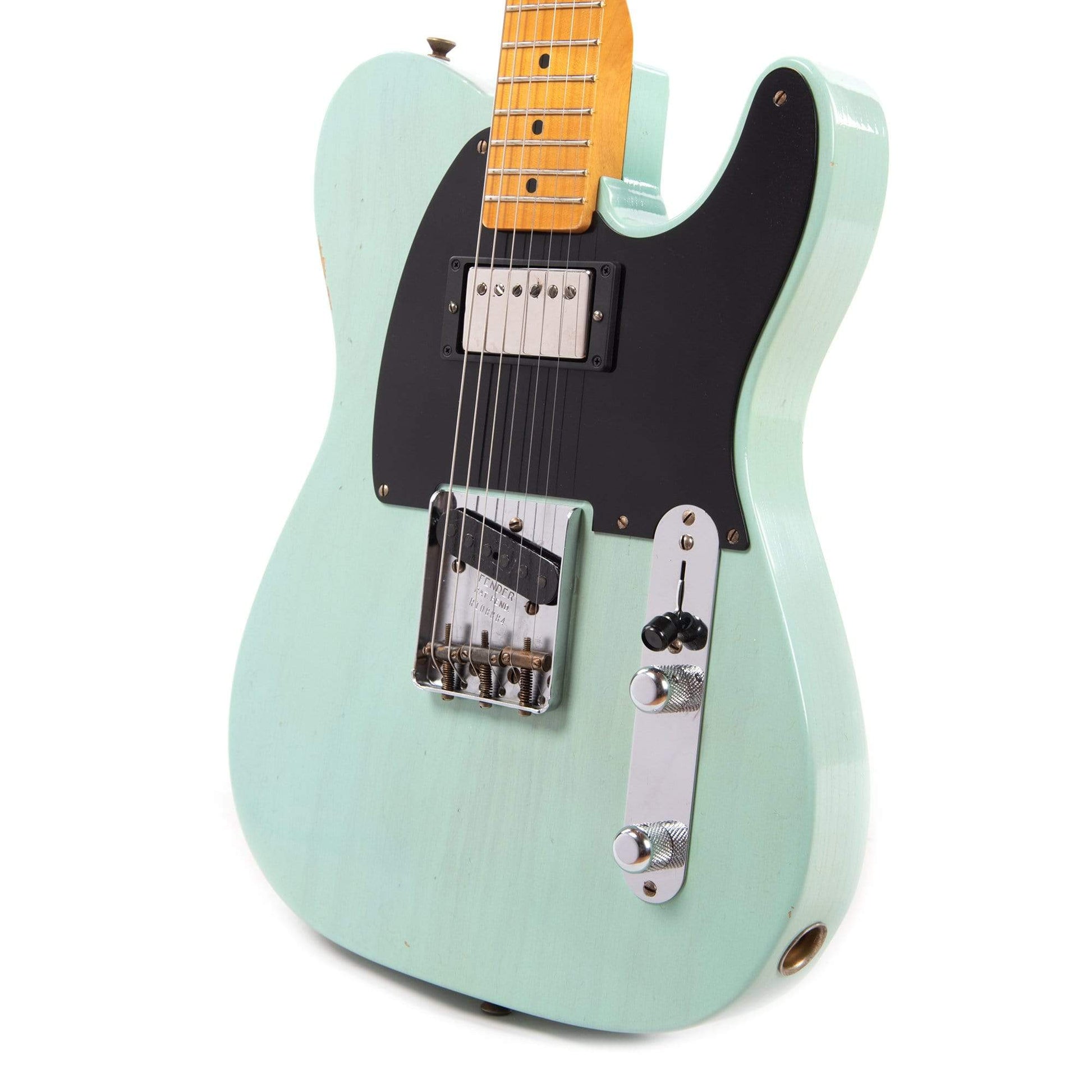 Fender Custom Shop 1952 Telecaster HS "Chicago Special" Relic Faded/Aged Trans Seafoam Green Electric Guitars / Solid Body