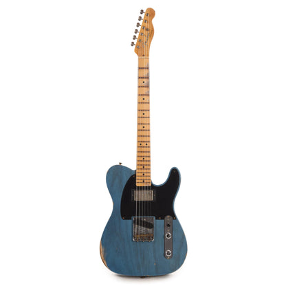 Fender Custom Shop 1952 Telecaster HS "Chicago Special" Relic Super Faded Trans Lake Placid Blue w/Duncan Antiquity Humbucker Electric Guitars / Solid Body