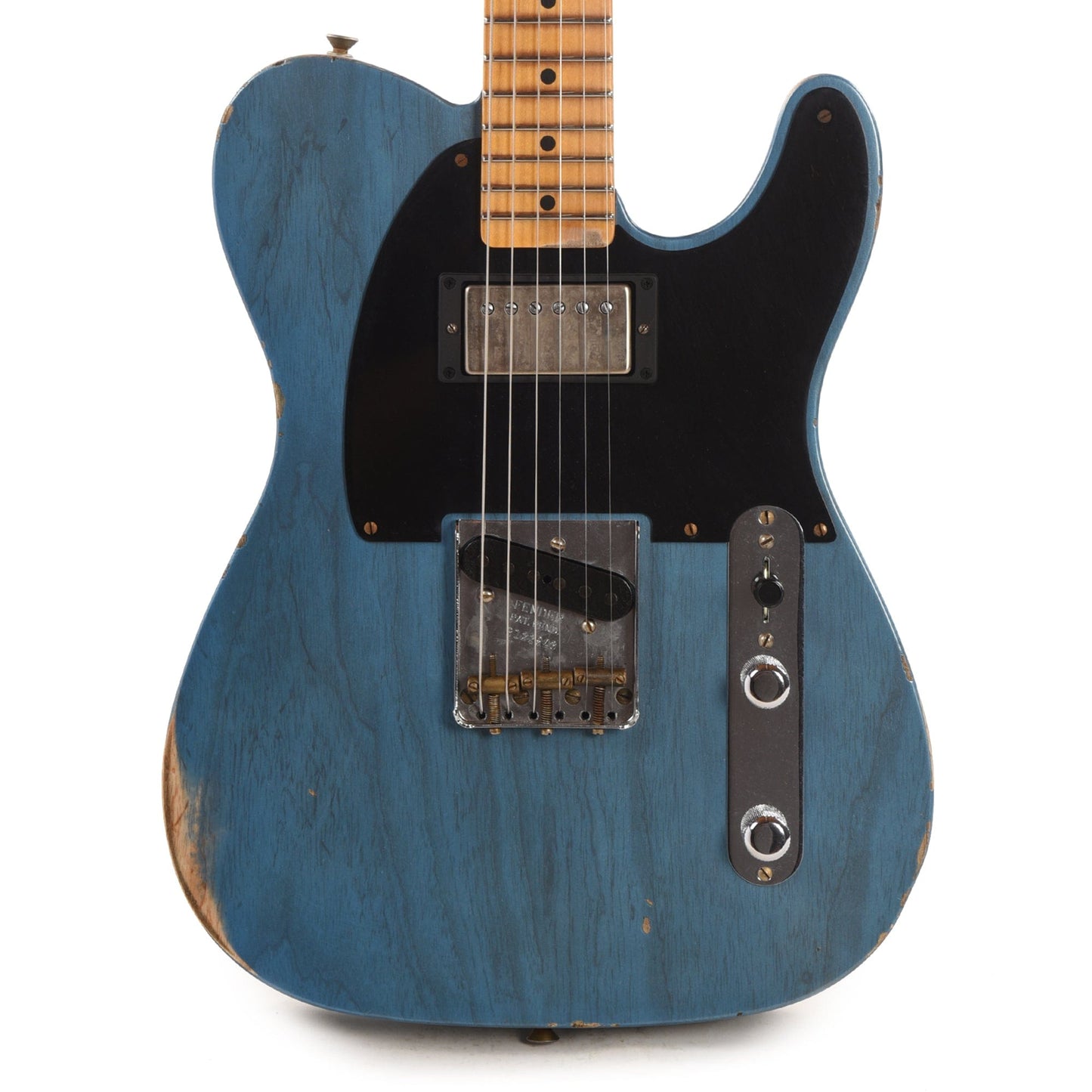 Fender Custom Shop 1952 Telecaster HS "Chicago Special" Relic Super Faded Trans Lake Placid Blue w/Duncan Antiquity Humbucker Electric Guitars / Solid Body