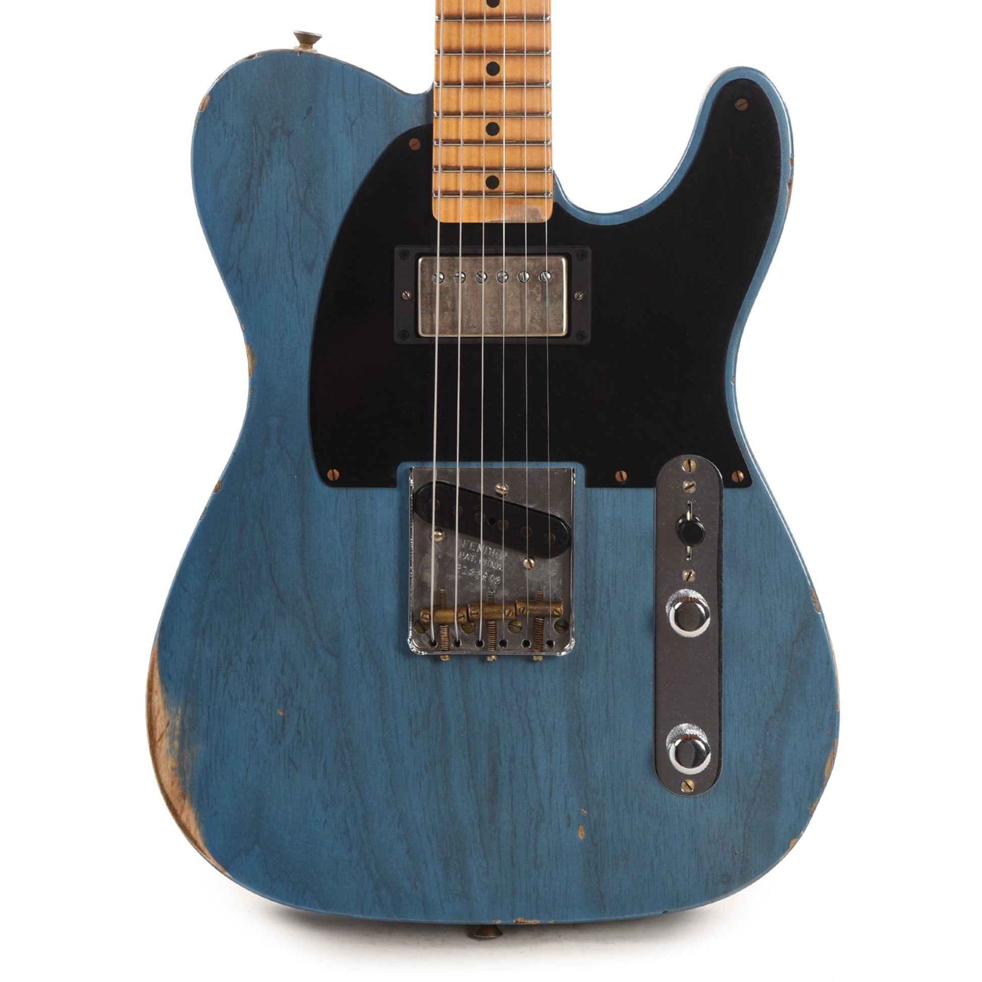 Fender Custom Shop 1952 Telecaster HS "Chicago Special" Relic Super Faded Trans Lake Placid Blue w/Duncan Antiquity Humbucker Electric Guitars / Solid Body