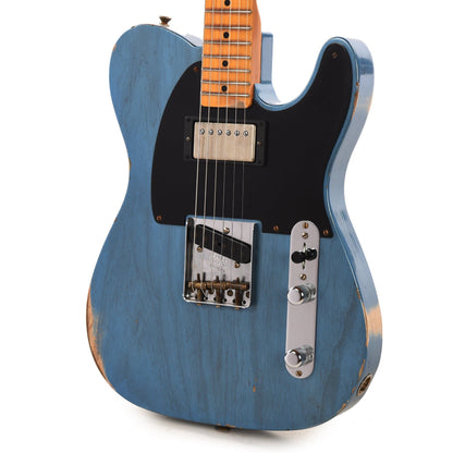 Fender Custom Shop 1952 Telecaster HS "Chicago Special" Relic Super Faded Trans Lake Placid Blue w/Duncan Antiquity Humbucker Electric Guitars / Solid Body