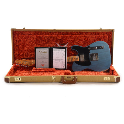 Fender Custom Shop 1952 Telecaster HS "Chicago Special" Relic Super Faded Trans Lake Placid Blue w/Duncan Antiquity Humbucker Electric Guitars / Solid Body