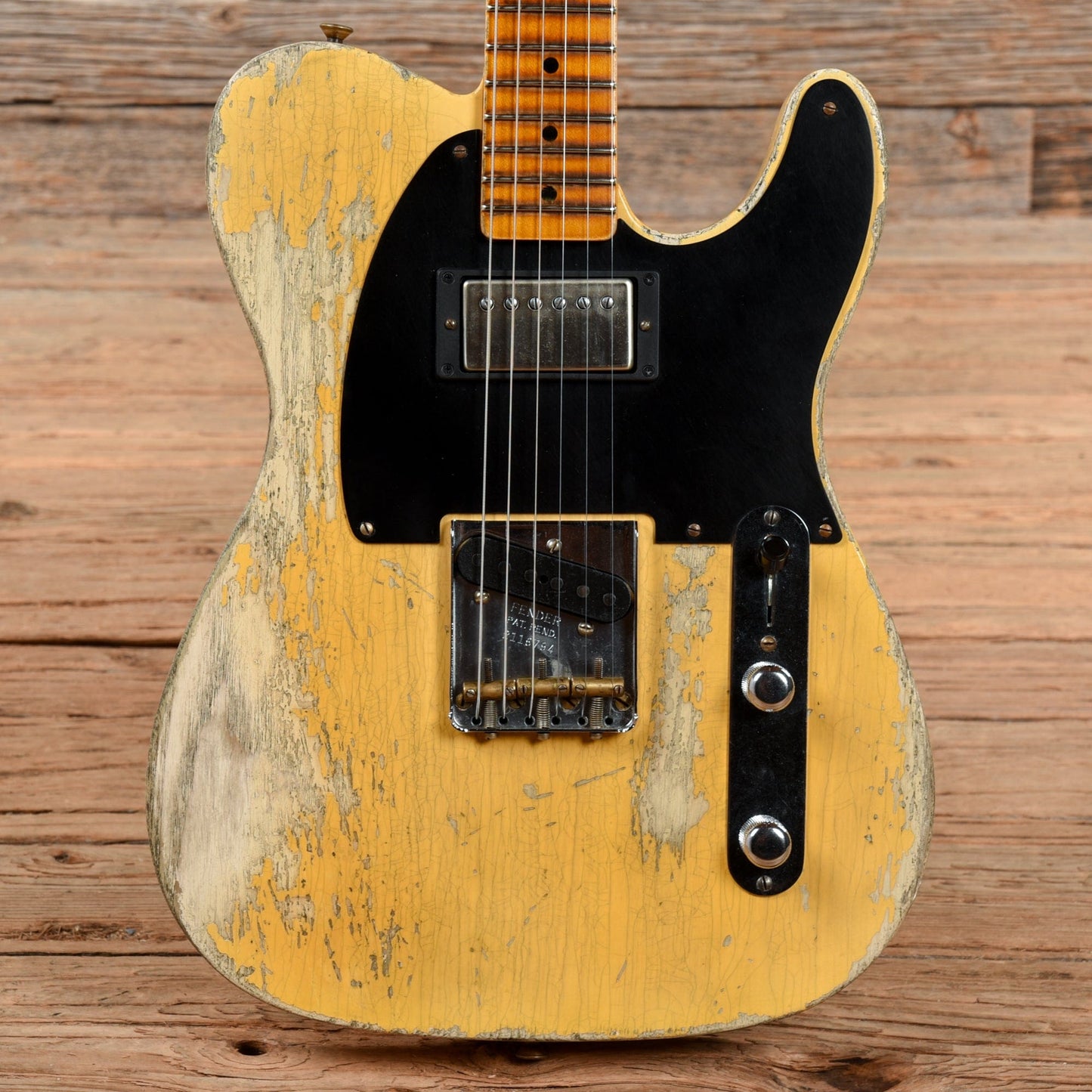 Fender Custom Shop 1952 Telecaster HS "Chicago Special" Super Heavy Relic Faded/Aged Nocaster Blonde 2021 Electric Guitars / Solid Body