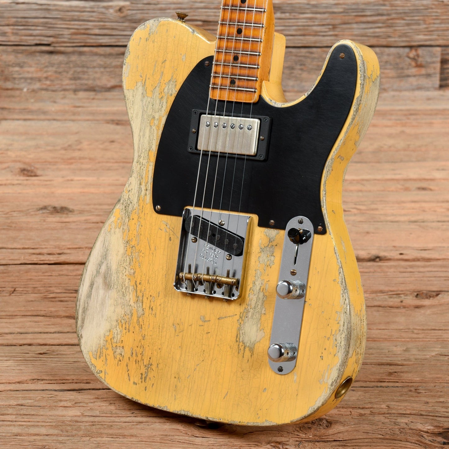 Fender Custom Shop 1952 Telecaster HS "Chicago Special" Super Heavy Relic Faded/Aged Nocaster Blonde 2021 Electric Guitars / Solid Body
