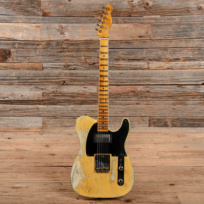 Fender Custom Shop 1952 Telecaster HS "Chicago Special" Super Heavy Relic Faded/Aged Nocaster Blonde 2021 Electric Guitars / Solid Body
