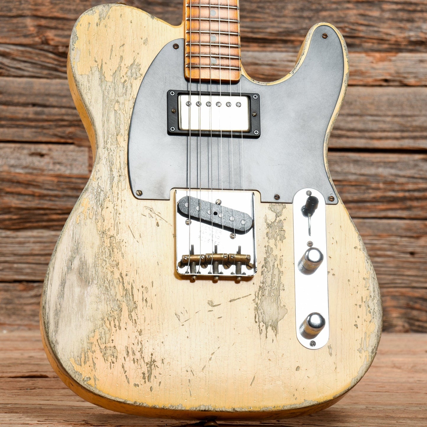 Fender Custom Shop 1952 Telecaster HS "Chicago Special" Super Heavy Relic Faded/Aged Nocaster Blonde 2021 Electric Guitars / Solid Body
