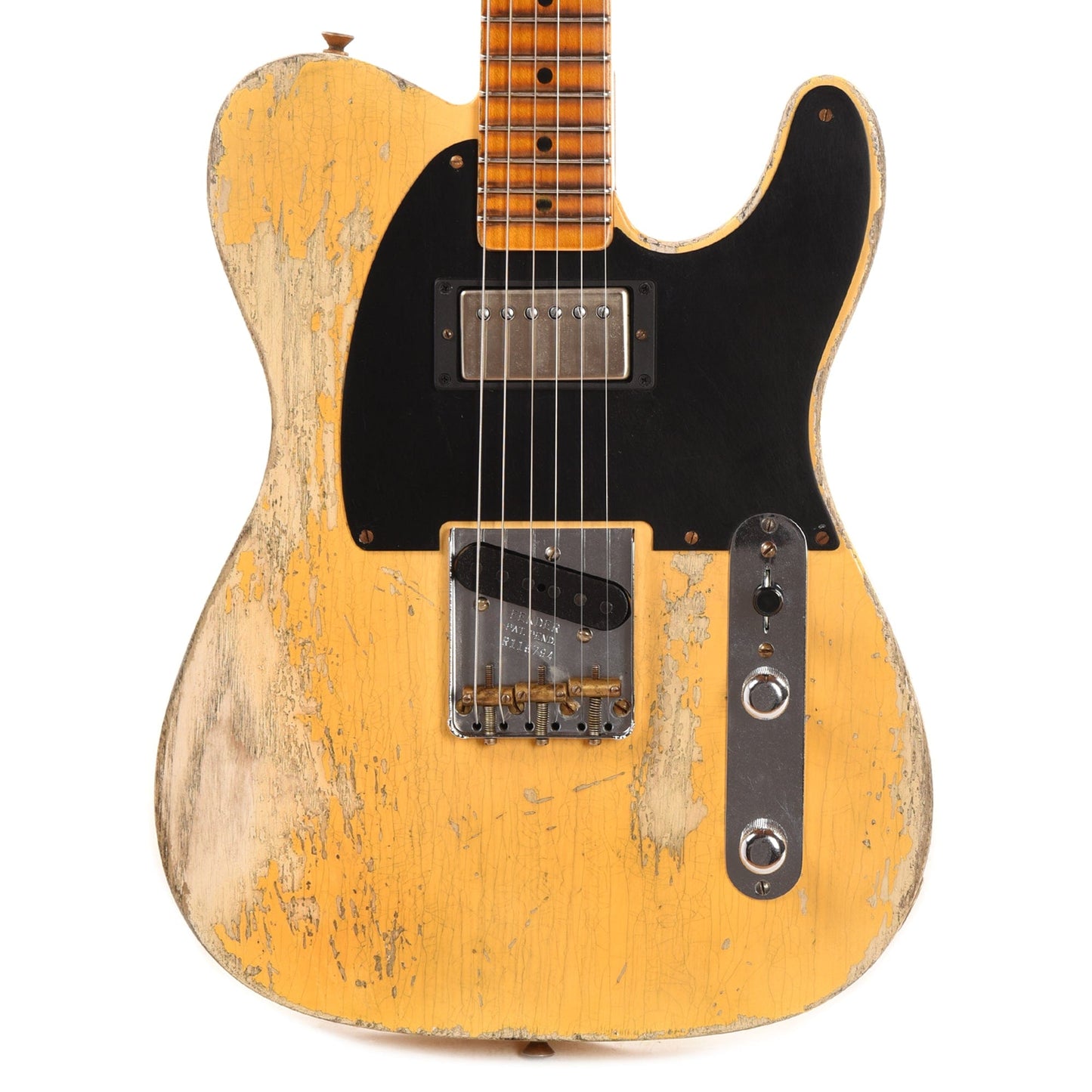 Fender Custom Shop 1952 Telecaster HS "Chicago Special" Super Heavy Relic Faded/Aged Nocaster Blonde w/Duncan Antiquity Electric Guitars / Solid Body