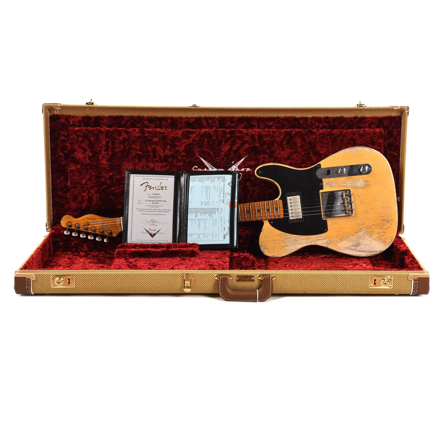 Fender Custom Shop 1952 Telecaster HS "Chicago Special" Super Heavy Relic Faded/Aged Nocaster Blonde w/Duncan Antiquity Electric Guitars / Solid Body
