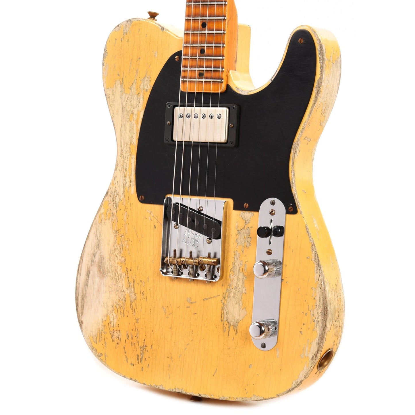 Fender Custom Shop 1952 Telecaster HS "Chicago Special" Super Heavy Relic Faded/Aged Nocaster Blonde w/Duncan Antiquity Electric Guitars / Solid Body