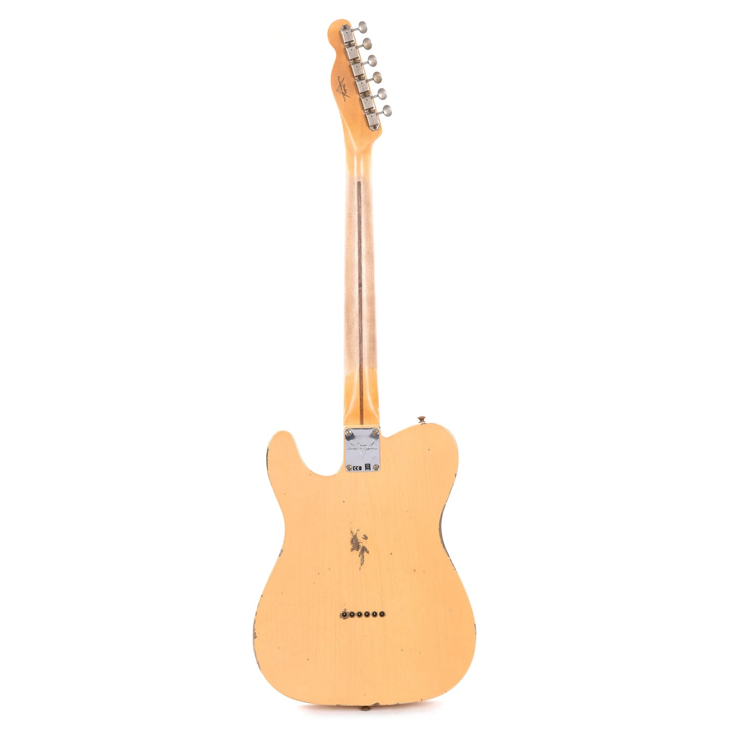 Fender Custom Shop 1952 Telecaster Relic Aged Nocaster Blonde Electric Guitars / Solid Body