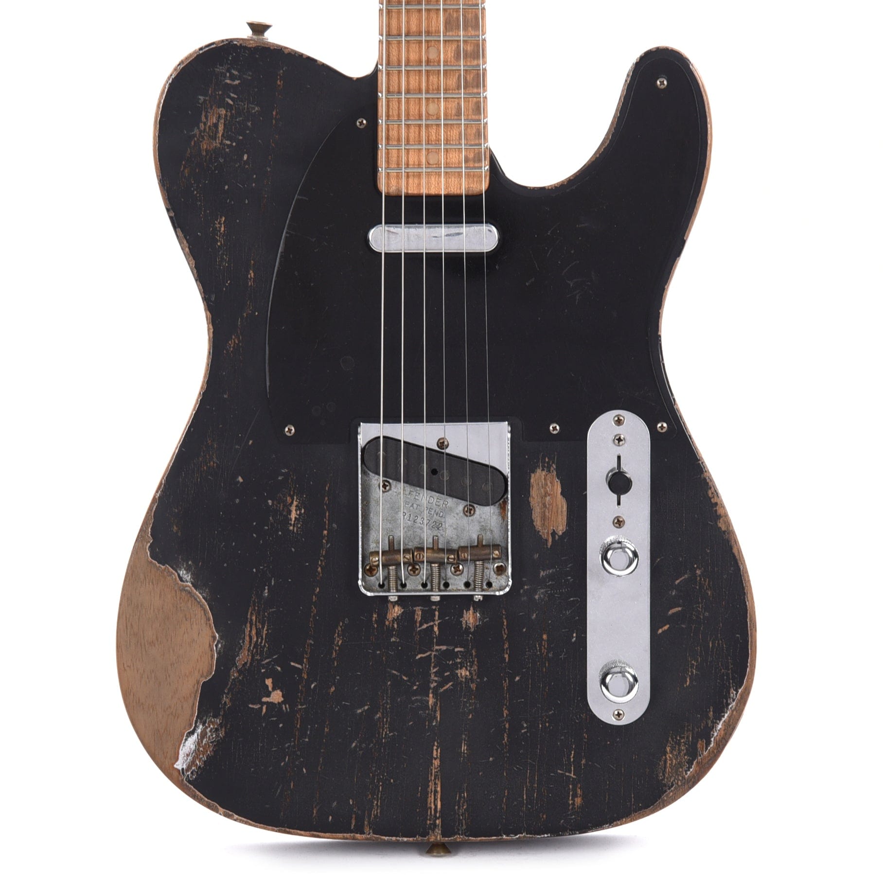 Fender Custom Shop 1952 Telecaster Relic Black Master Built by Greg Fessler Electric Guitars / Solid Body