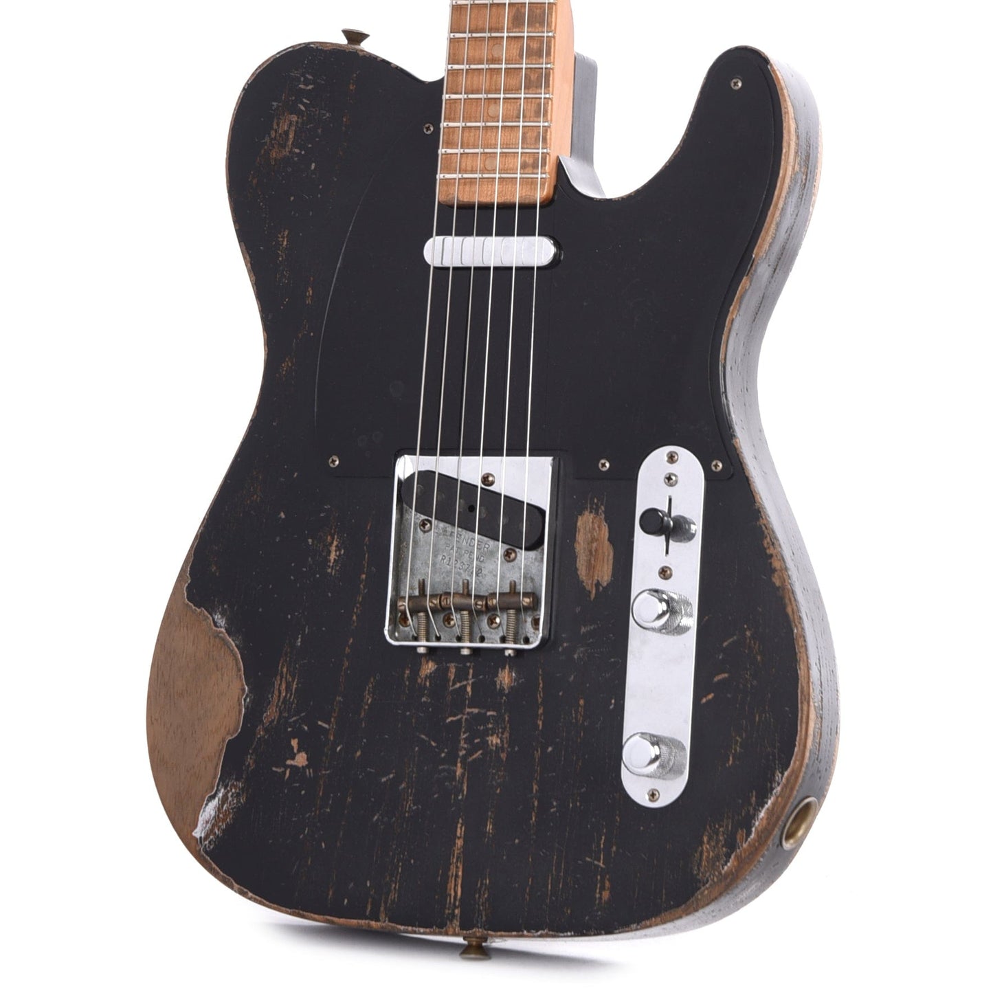 Fender Custom Shop 1952 Telecaster Relic Black Master Built by Greg Fessler Electric Guitars / Solid Body