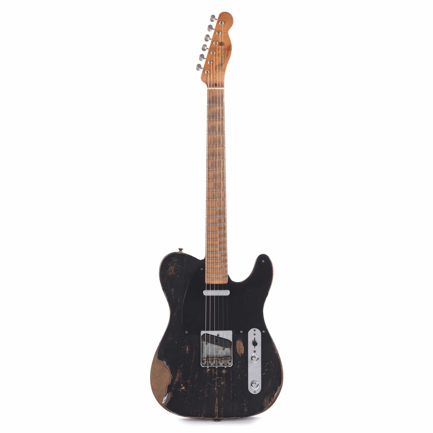 Fender Custom Shop 1952 Telecaster Relic Black Master Built by Greg Fessler Electric Guitars / Solid Body