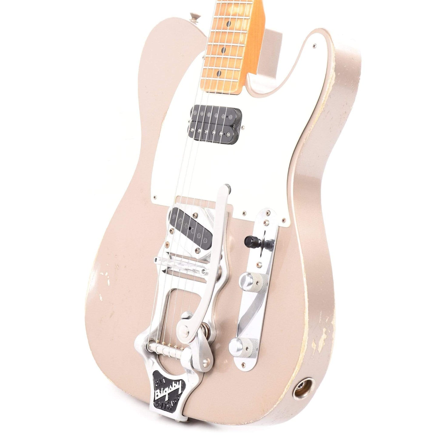 Fender Custom Shop 1953 Telecaster Relic Shoreline Gold Master Built by Todd Krause w/Bigsby B16 Electric Guitars / Solid Body