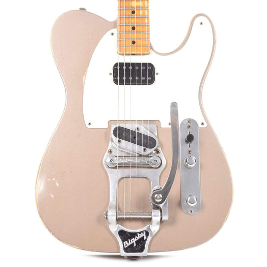 Fender Custom Shop 1953 Telecaster Relic Shoreline Gold Master Built by Todd Krause w/Bigsby B16 Electric Guitars / Solid Body