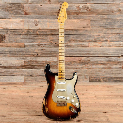 Fender Custom Shop 1954 Stratocaster Heavy Relic Sunburst 2014 Electric Guitars / Solid Body