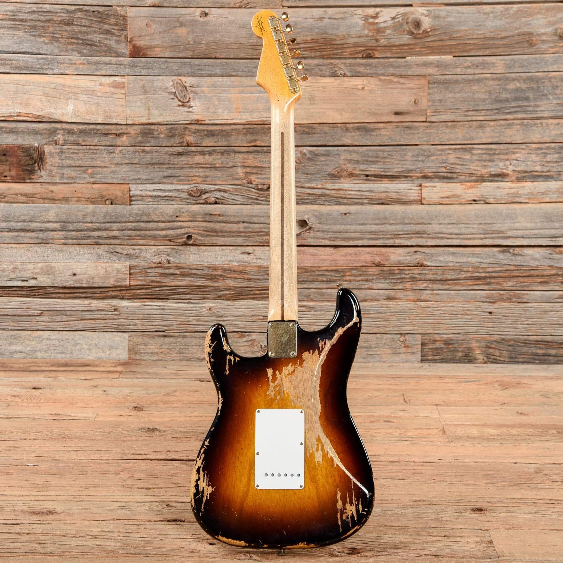 Fender Custom Shop 1954 Stratocaster Heavy Relic Sunburst 2014 Electric Guitars / Solid Body
