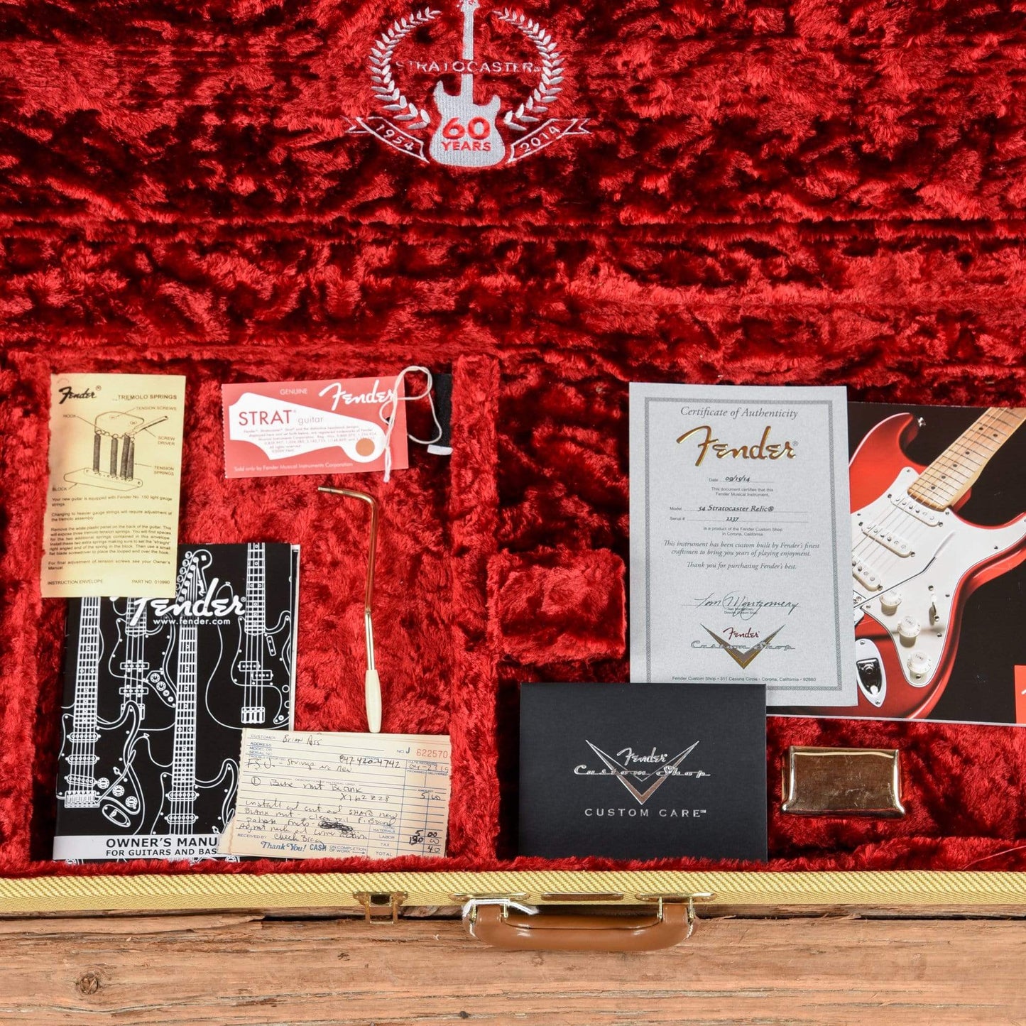 Fender Custom Shop 1954 Stratocaster Heavy Relic Sunburst 2014 Electric Guitars / Solid Body