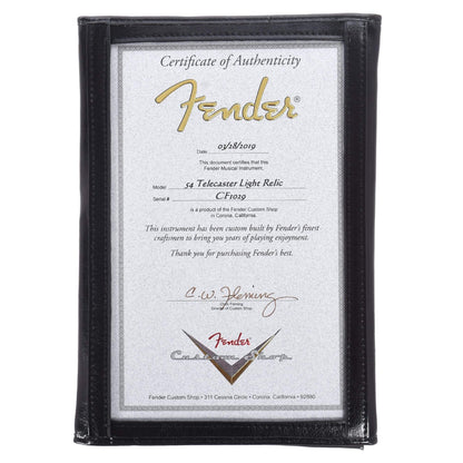 Fender Custom Shop 1954 Telecaster Relic 2-Color Sunburst Master Built by Chris Fleming Electric Guitars / Solid Body